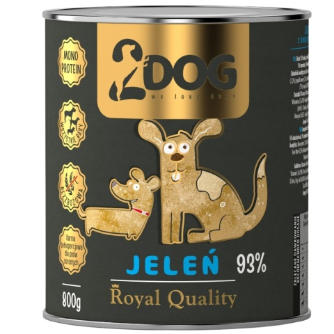 Mix 800 g START — 3 puszki karmy monobiałkowej dla psa