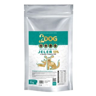2DOG Premium monoproteinowa sucha karma dla psa z jeleniem 12 kg
