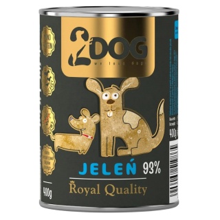 Monobiałkowa Jeleń 400 g — 12 puszek + 1 gratis